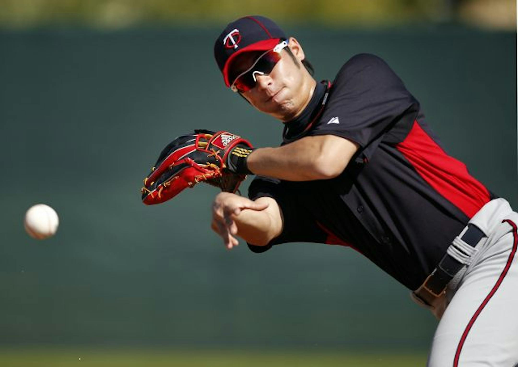 Twins middle infielder Tsuyoshi Nishioka got to work for his first full day with his new team.