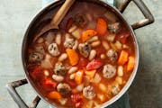 Fall into soup season with Sausage White Bean Soup. // Mette Nielsen, Special to the Star Tribune