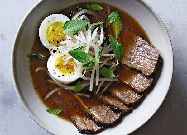 Beef Brisket Pho, from "The Bare Bones Broth Cookbook," by Katherine and Ryan Harvey.