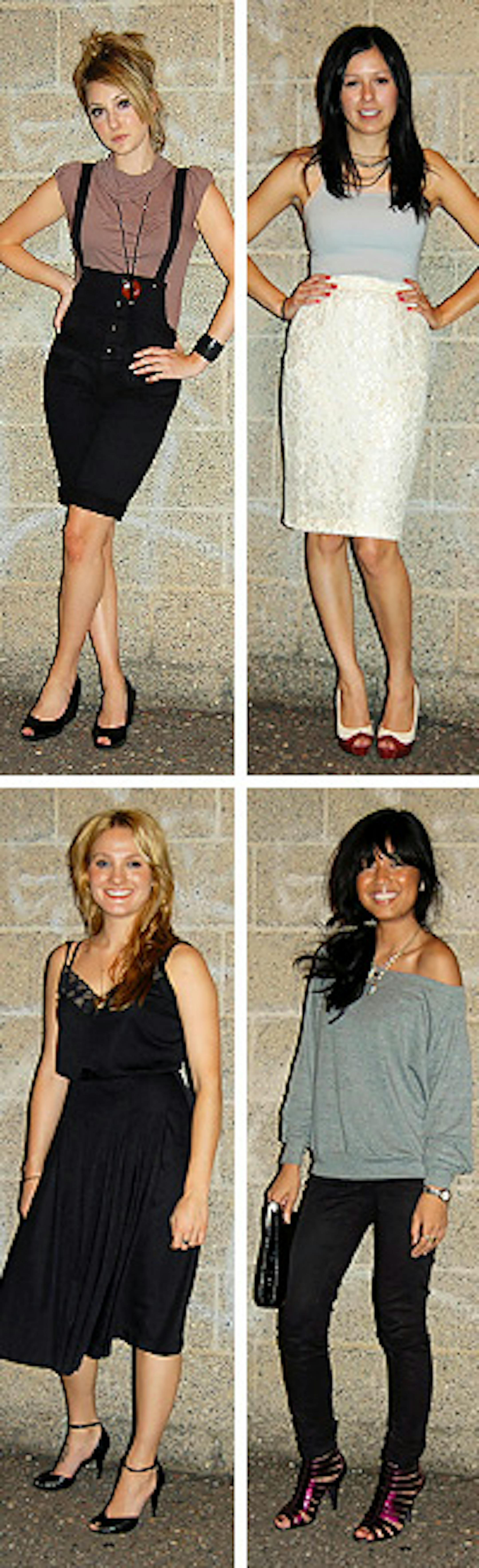 Clockwise from top - Caroline Marsili, Maritza Ramirez, Davee Ek, Jenny Carle