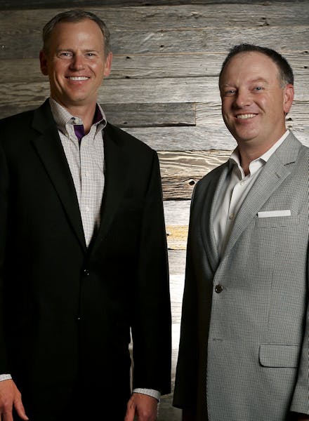 Winnebago Industries CFO Bryan Hughes and CEO Mike Happe. ] CARLOS GONZALEZ &#xef; cgonzalez@startribune.com - October 2, 2017, Eden Prairie, MN, Inte