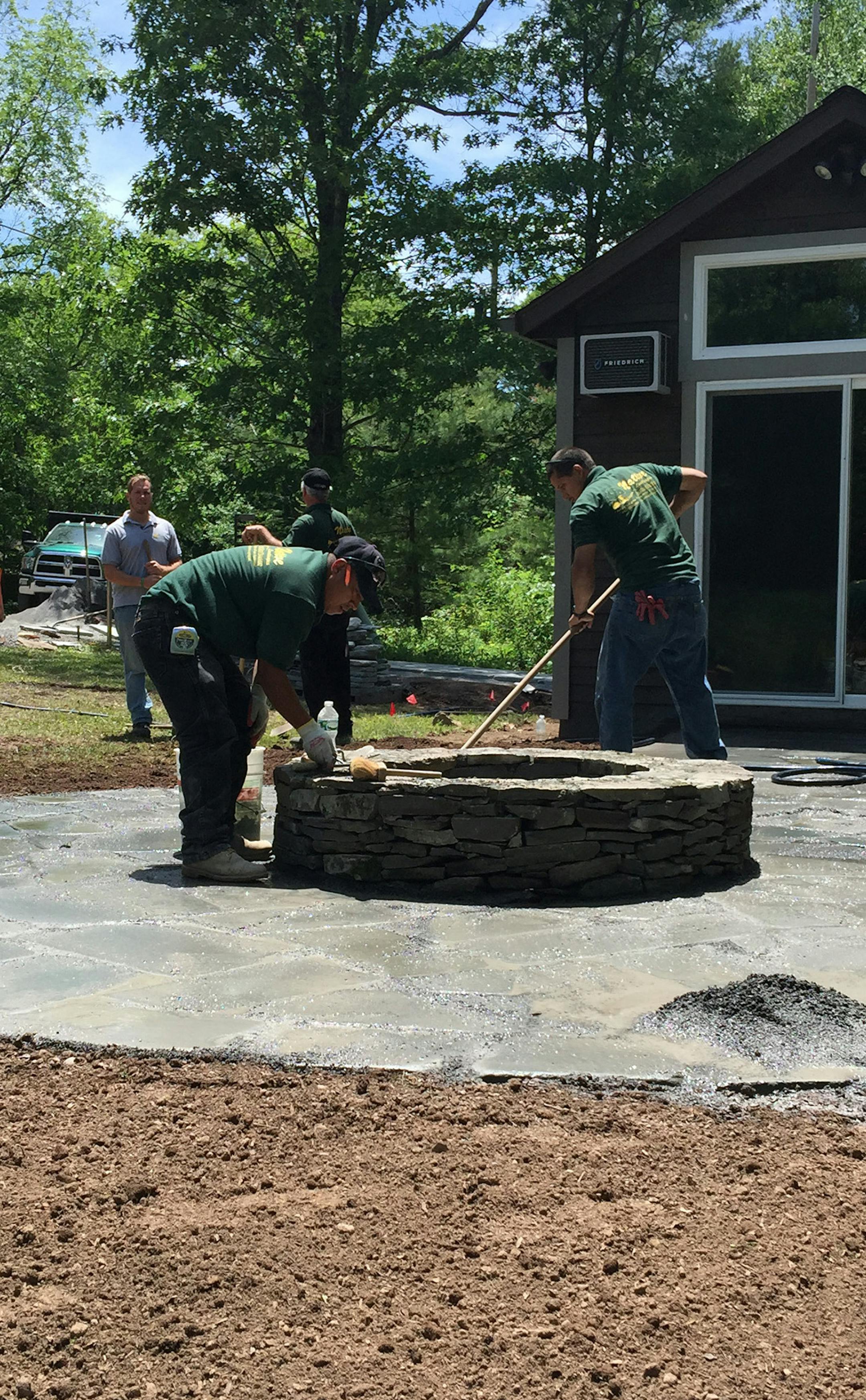 A new fire pit could make the ideal summer renovation project, especially for campfires and s'mores. (Handout/TNS) ORG XMIT: 1185976