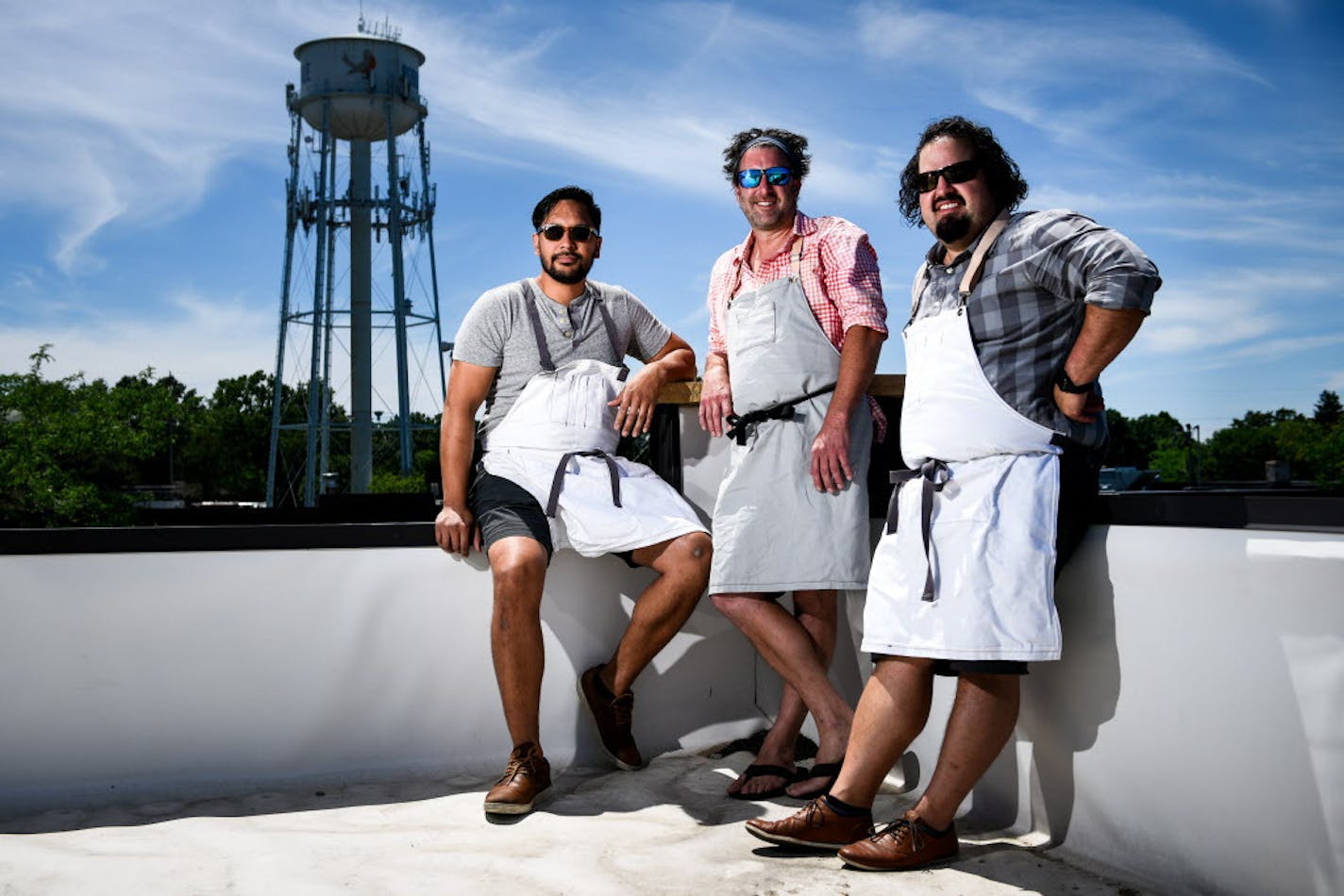 From left, Travail co-owners Bob Gerken, James Winberg and Mike Brown.