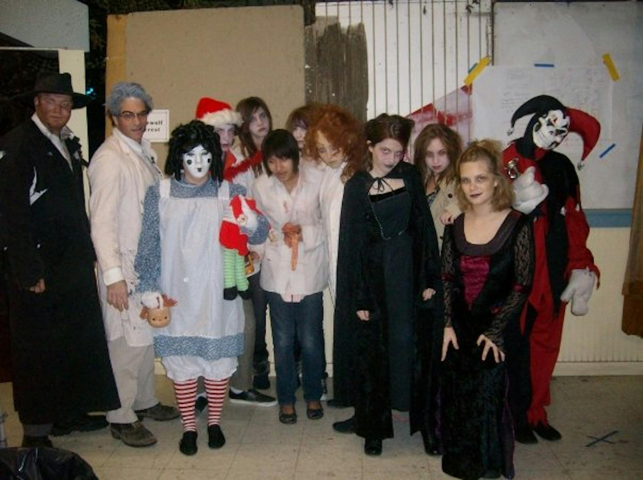 The actors behind the 2009 production of "Dungeons of Darkness and Doom"