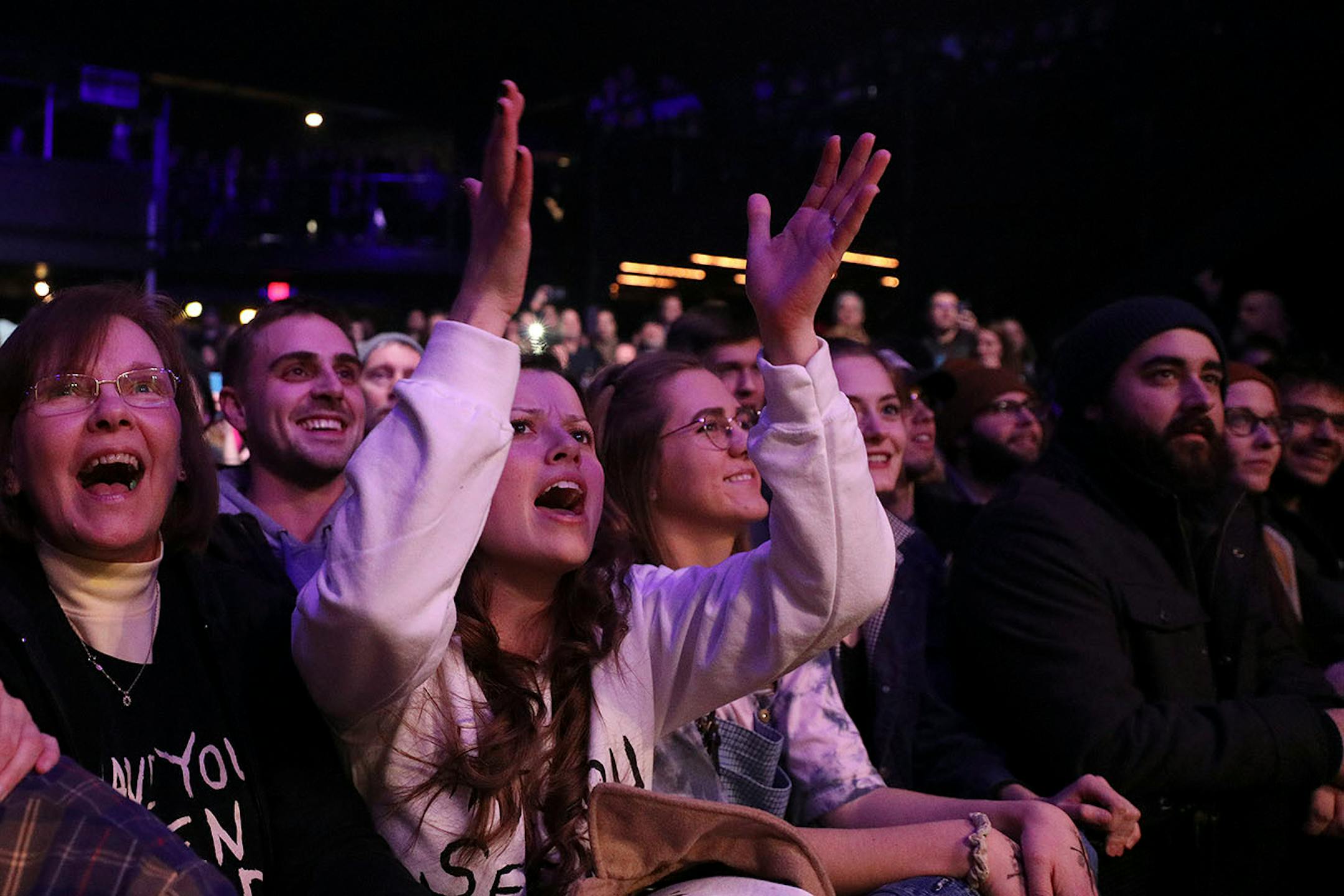 Fans cheered as The Bad Man took the stage Friday night.