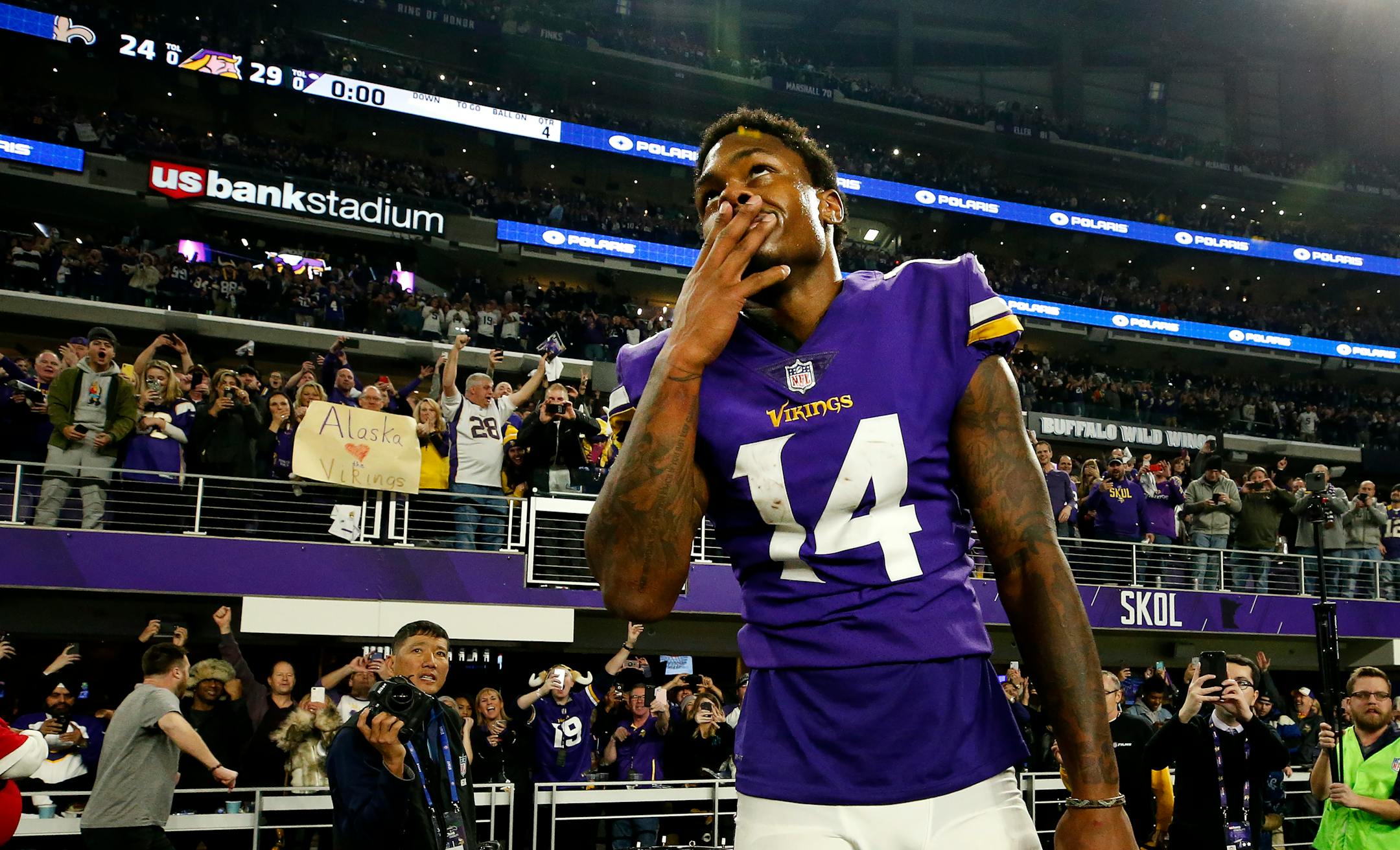 Vikings receiver Stefon Diggs