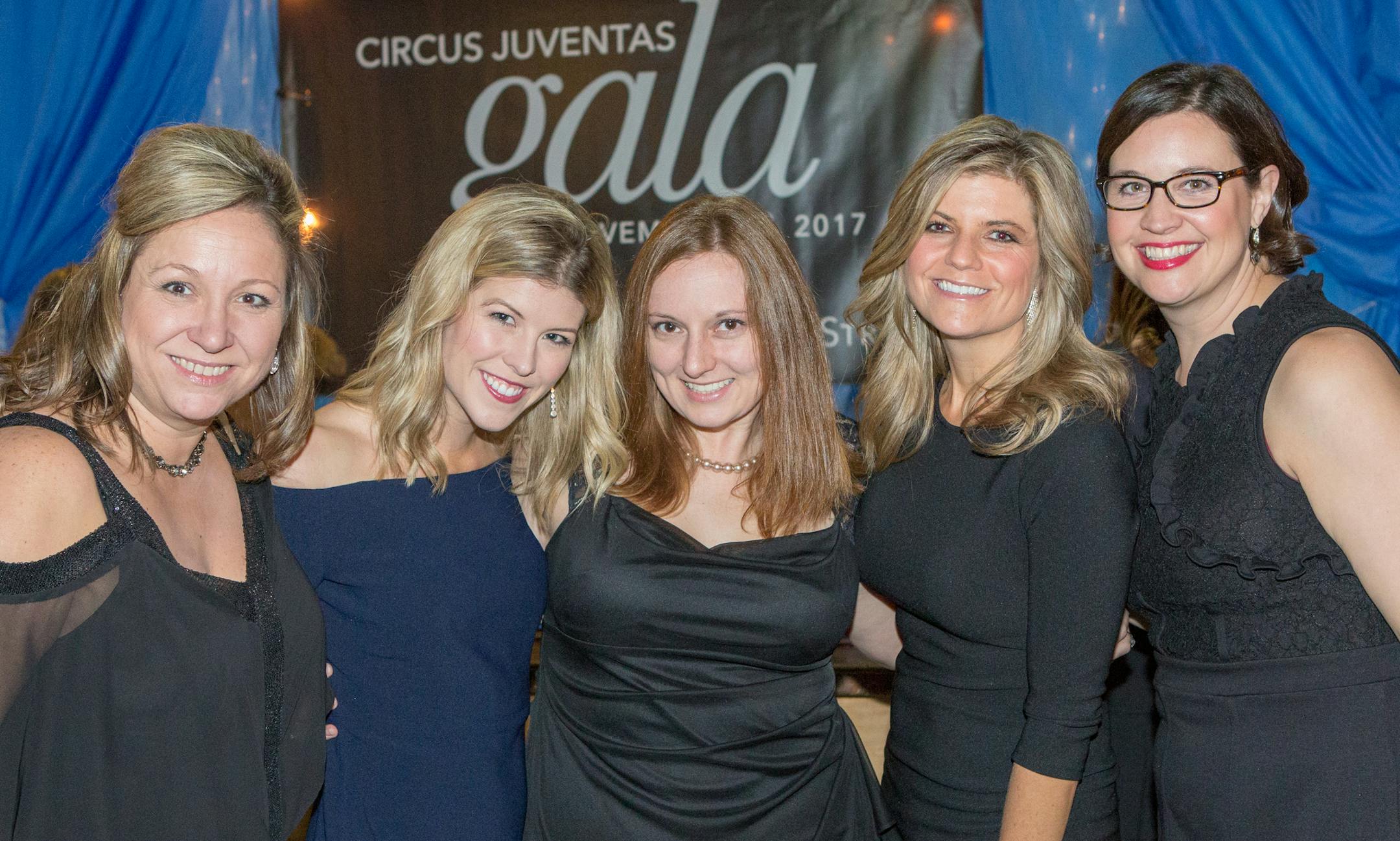 Bridget Petersen, Abby Patterson, Jenny Thieman, Lisa Lehman, Shelly Nicolai the 2017 Gala celebrating Circus Juventas. [ Special to Star Tribune, photo by Matt Blewett, Matte B Photography, matt@mattebphoto.com, November 4, 2017, Circus Juvantas, St. Paul, Minnesota, SAXO 1004615935FACE111917 Each confirmed their spelling