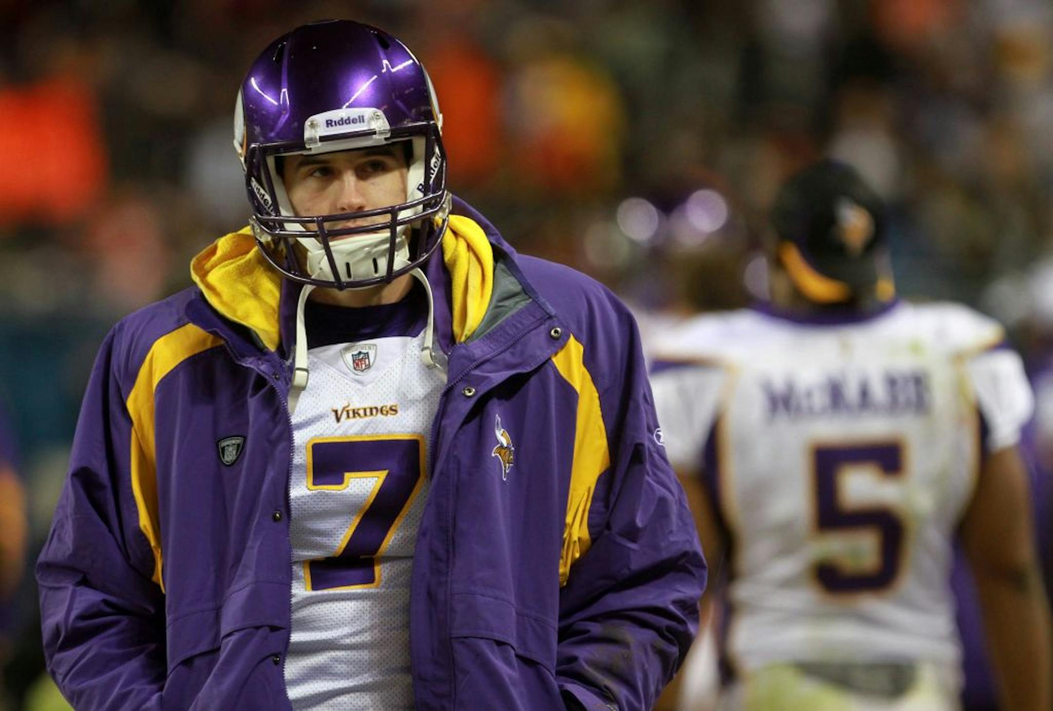 Vikings quarterback Christian Ponder