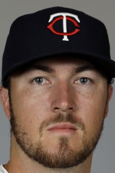 This is a 2014 photo of pitcher Phil Hughes of the Minnesota Twins baseball team. This image reflects the Twins active roster as of Tuesday, Feb. 25, 