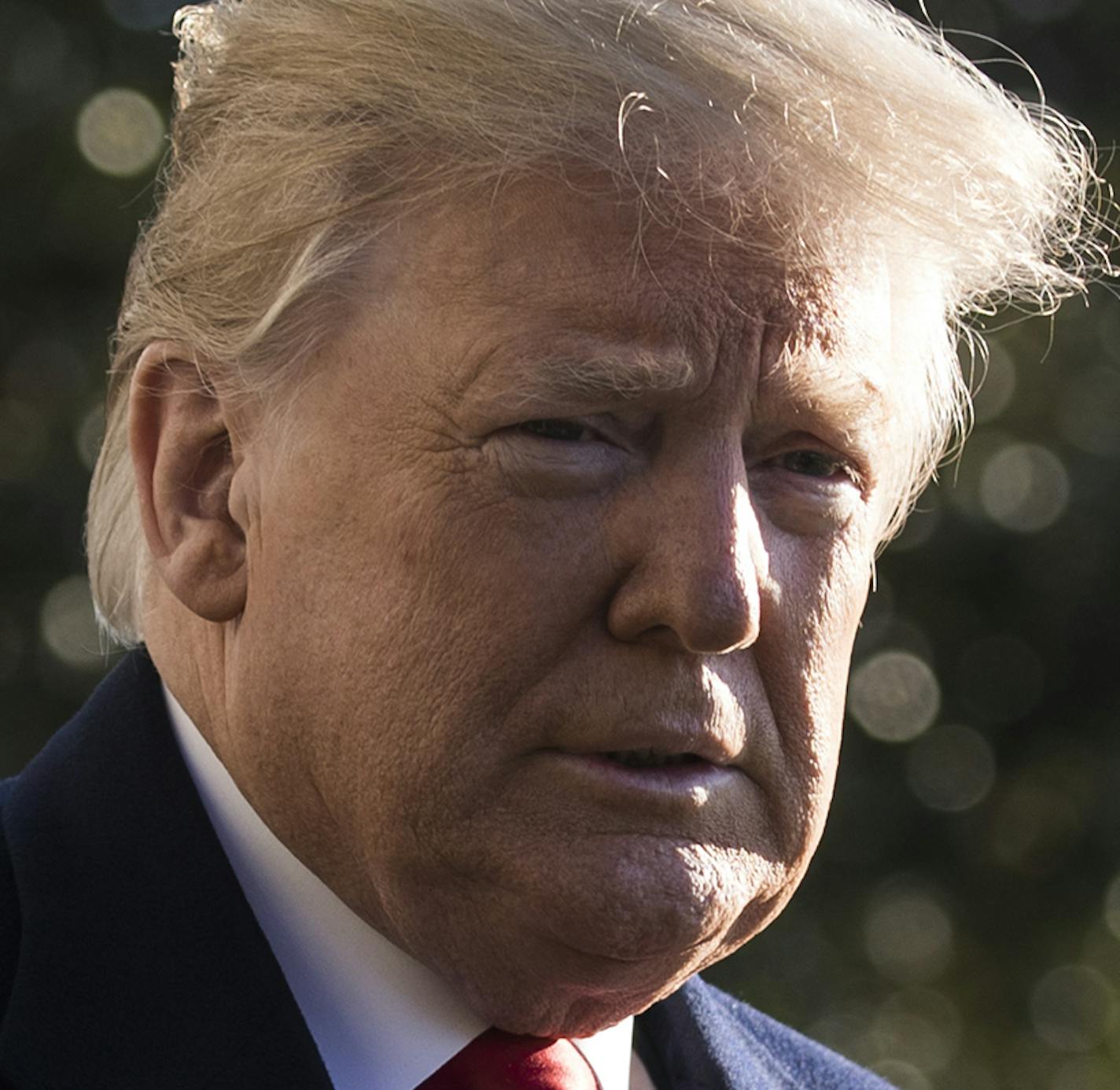 President Donald Trump departs from the White House in Washington, for Camp David, where he will meet with senior staff to discuss the shutdown and border security, Jan. 6, 2019. (Sarah Silbiger/The New York Times)