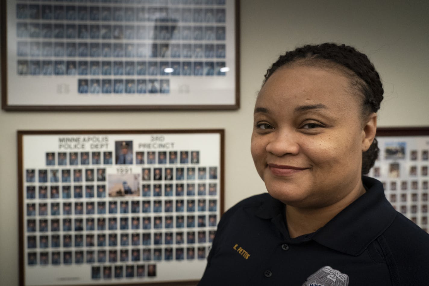 Minneapolis Police officer Keia Pettis stood inside the Third Precinct building for a portrait. ] Shari L. Gross &#xa5; shari.gross@startribune.com Officer Keia Pettis, an officer with the precinct's CRT team, is planning to host an all-female citizens police academy later this year, geared toward women who've never seriously considered a career in law enforcement.
The MPD is planning a weeklong Woman's Academy, modeled after a similar program in Ramsey County, which is aimed at attracting more