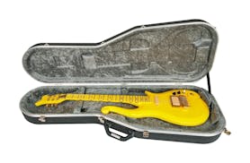 Dig if you will this Prince guitar from Purple Rain era, yours for a not-too-low price