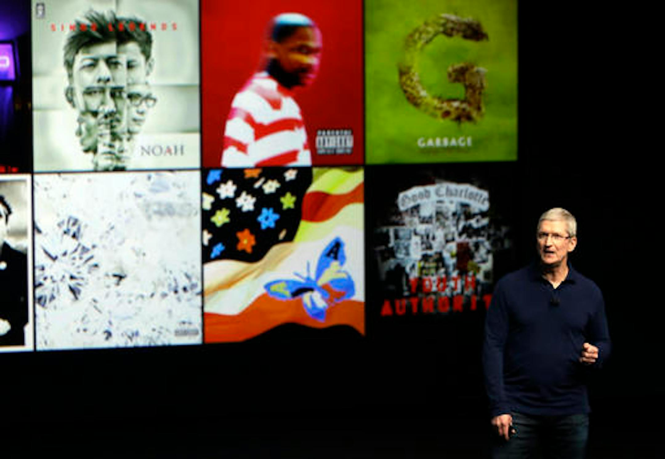 Apple CEO Tim Cook speaks during an event to announce new products on Wednesday, Sept. 7, 2016, in San Francisco.