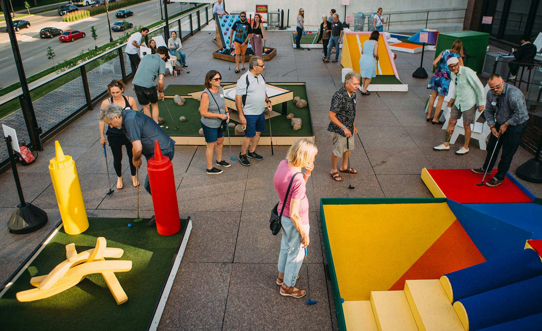 Skyline Mini Golf 2019. Carina Lofgren/Walker Art Center