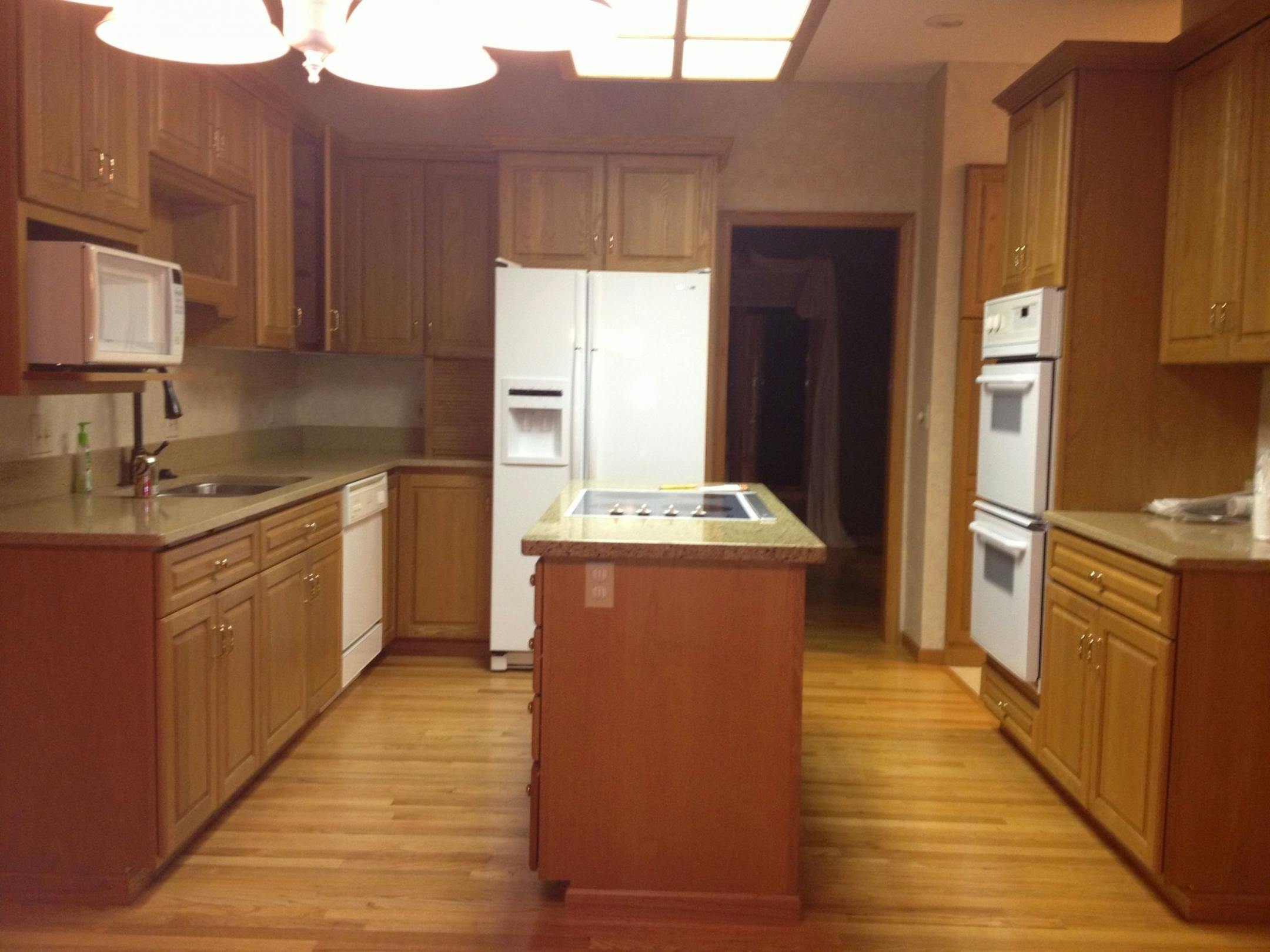 BEFORE - the kitchen before the SALA Architects renovation.
