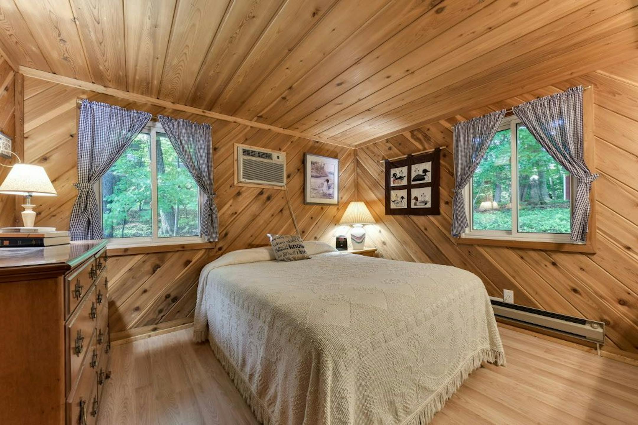 One of the two bedrooms.