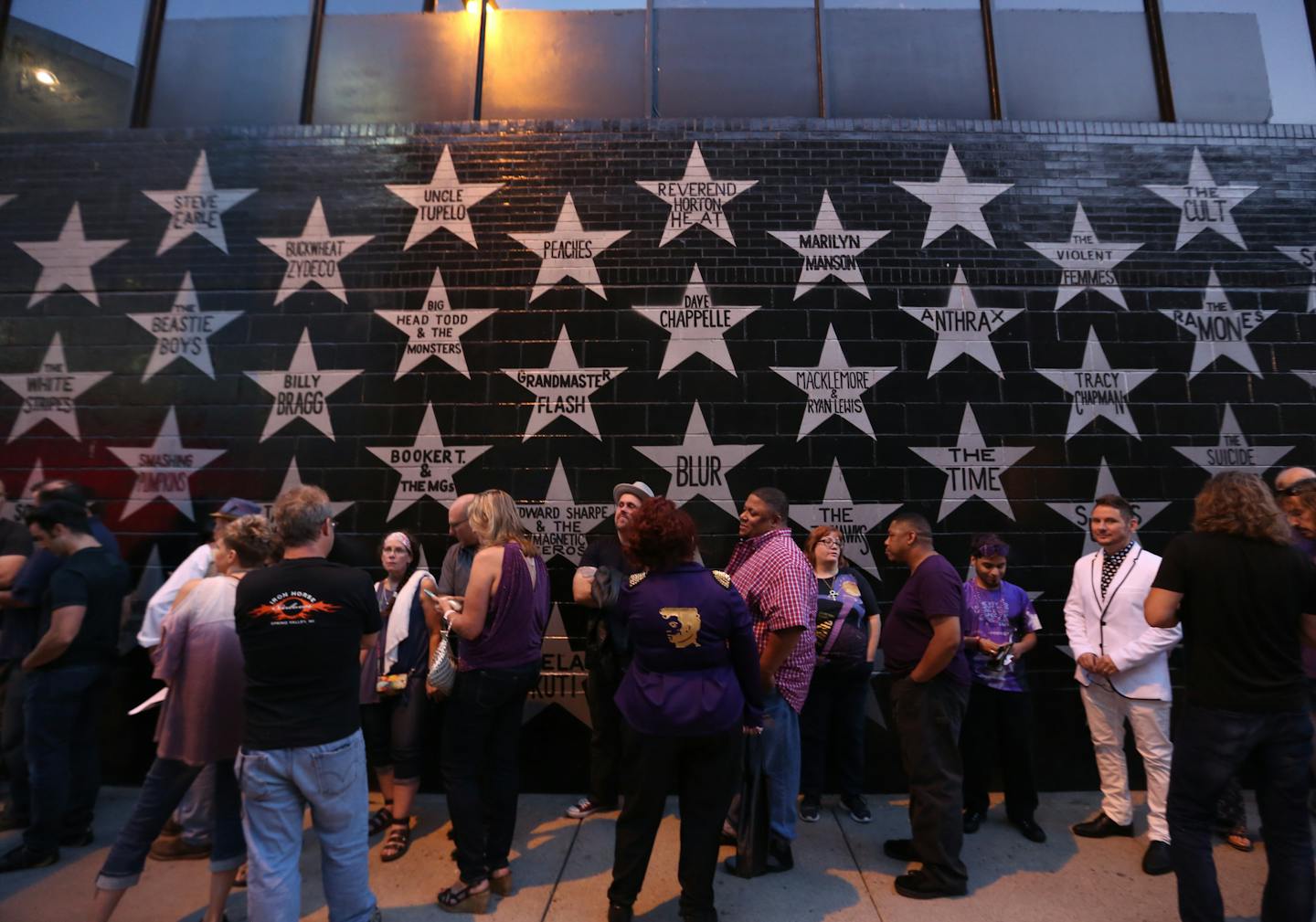 Fans lined up to be let in to a concert by The Revolution at First Avenue on Thursday, September 1, 2016 in Minneapolis, Minn. ] RENEE JONES SCHNEIDER &#xef; reneejones@startribune.com