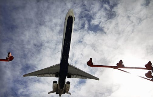 At MSP International, airplanes land. Airfares have been on an upward trend.