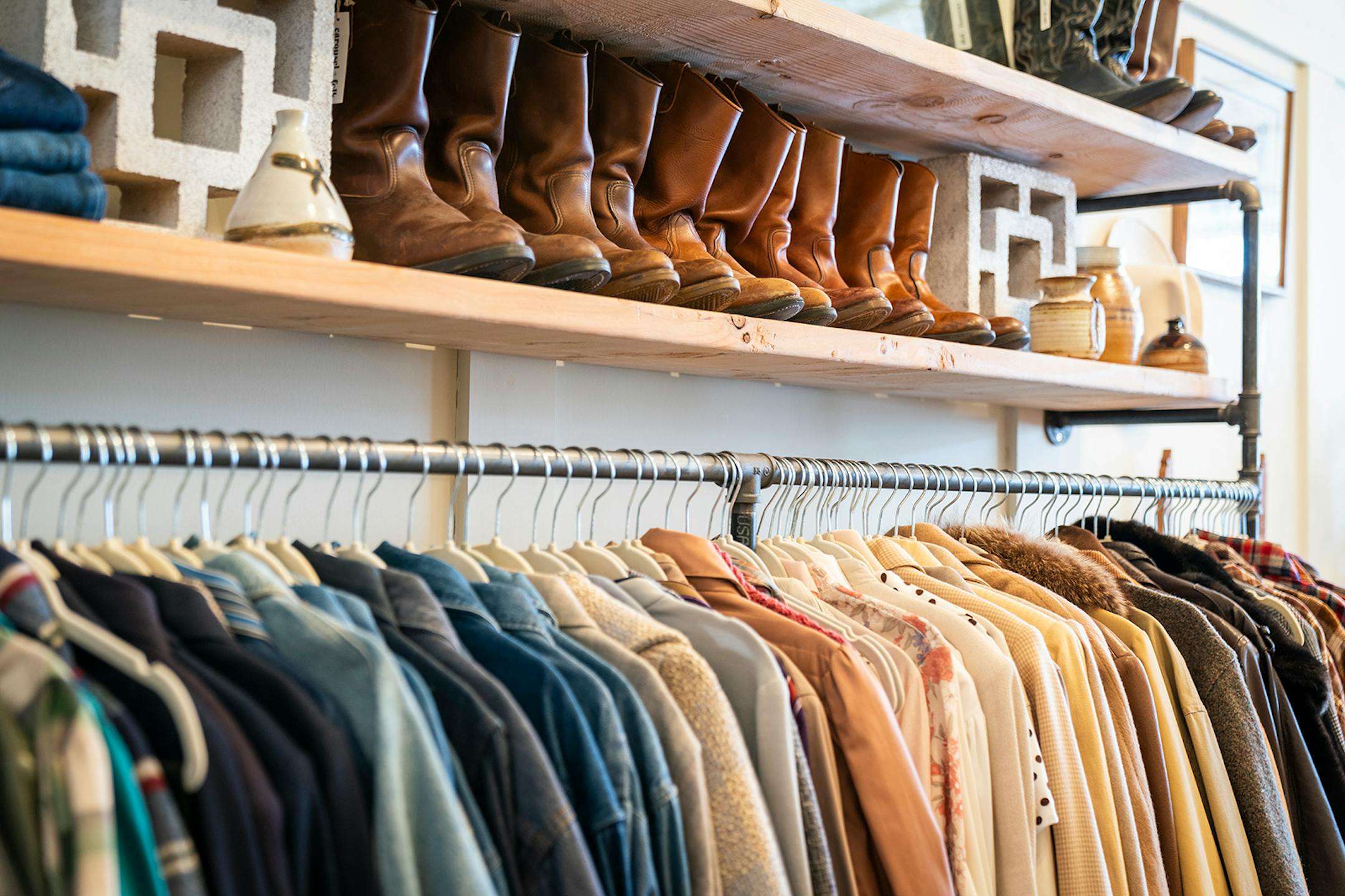 Carousel + Folk a shop for curated vintage goods, gifts and plants, in Minneapolis.