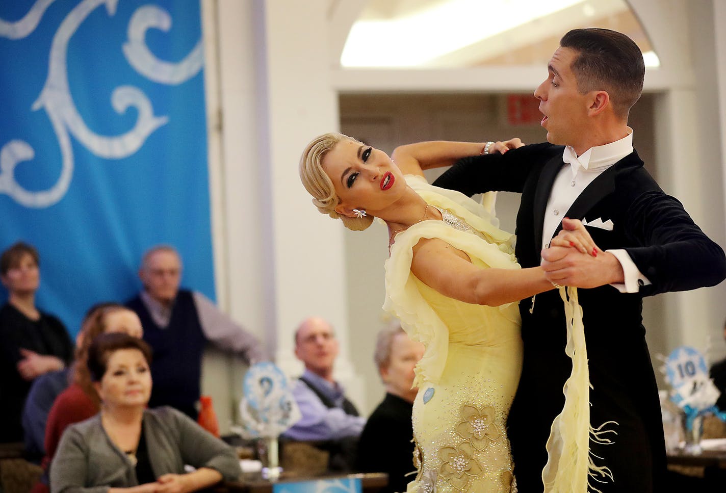 Neli Petkova competed with her professional partner, Woodrow Wills, in The Snow Ball Dancesport Competition Saturday, Jan. 12, 2019, at the Hilton Minneapolis/St. Paul Airport Mall of American in Bloomington, MN.] DAVID JOLES &#x2022; david.joles@startribune.com Neli Petkova, who rose to national prominence as a ballroom dance competitor with her professional and personal partner Nick Westlake, talks about her recovery after a collision with a light rail train killed him in July 2017. She found