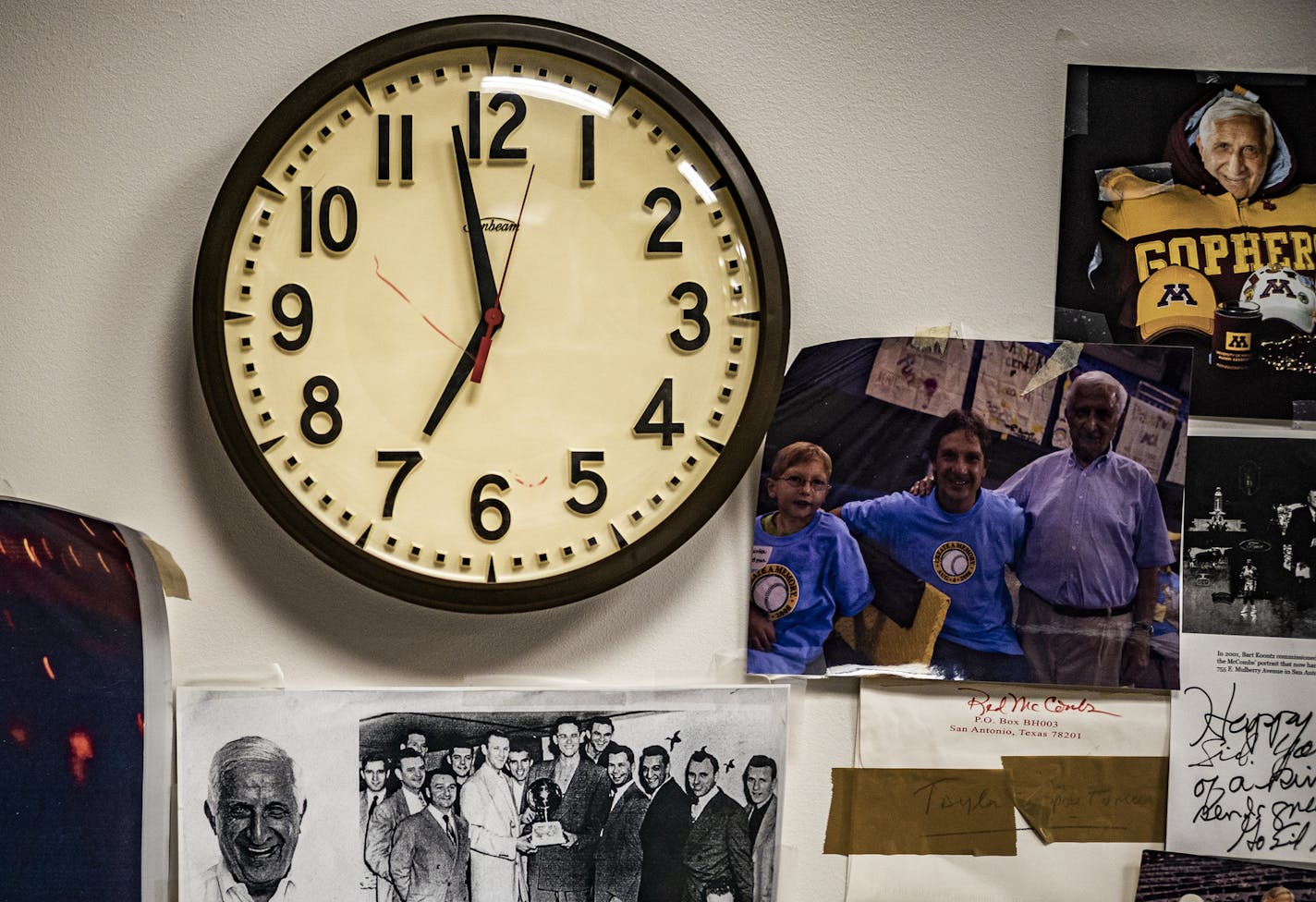 Sports columnist Sid Hartman died at the age of 100. His office is filled with memorabilia and photographs from his storied career.] RICHARD TSONG-TAATARII ¥ richard.tsong-taatarii@startribune.com