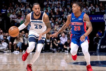 Point guard Monte Morris, who joined the Timberwolves from Detroit in a deal at February's trade deadline, brings additional playoff experience to the