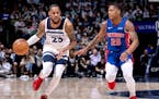 Point guard Monte Morris, who joined the Timberwolves from Detroit in a deal at February's trade deadline, brings additional playoff experience to the