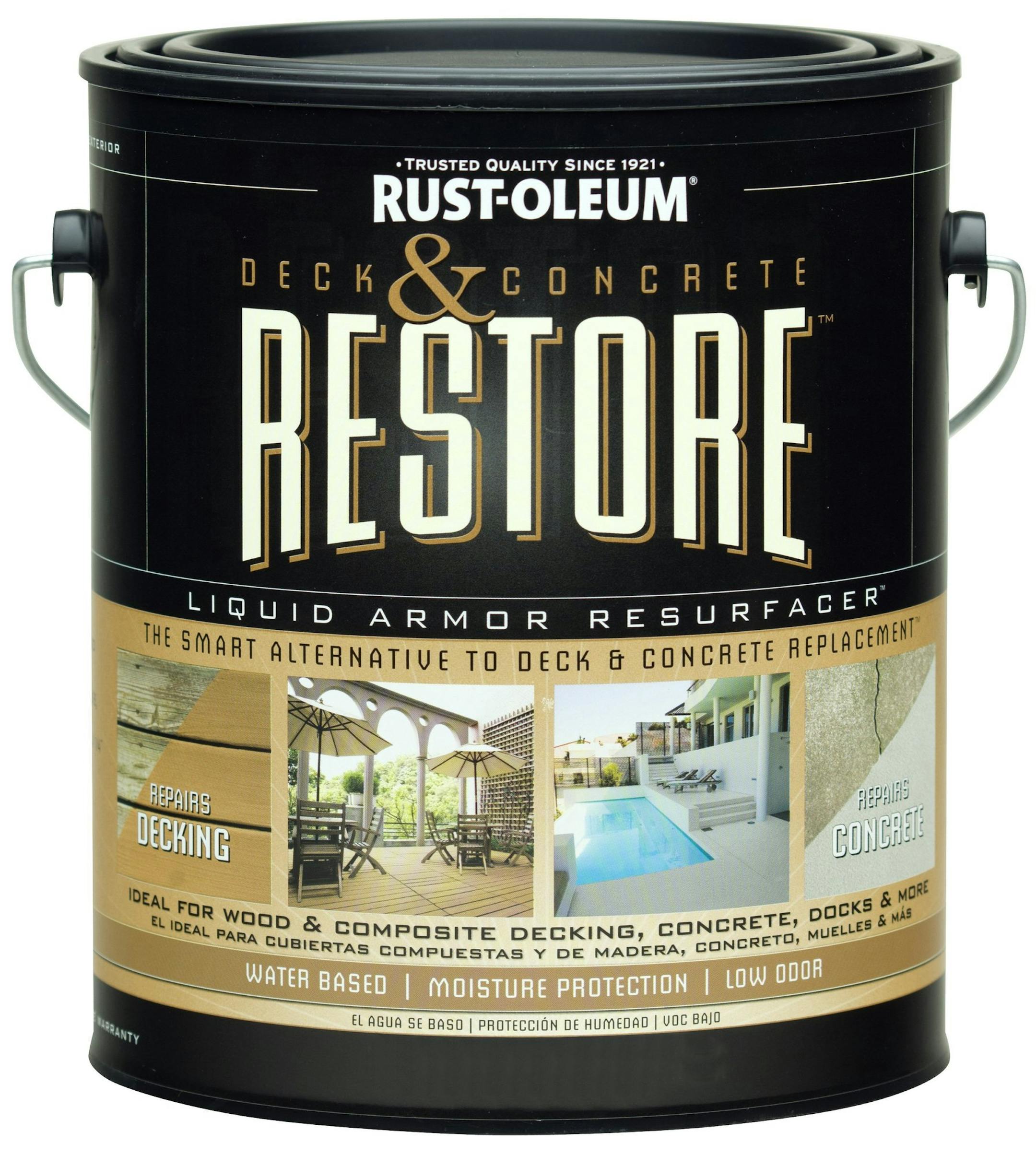 Rust-Oleum Deck and Concrete Restore is 10 times as thick as regular paint or stain. It's meant for surfaces that are structurally sound but unattractive. (MCT) ORG XMIT: 1139238