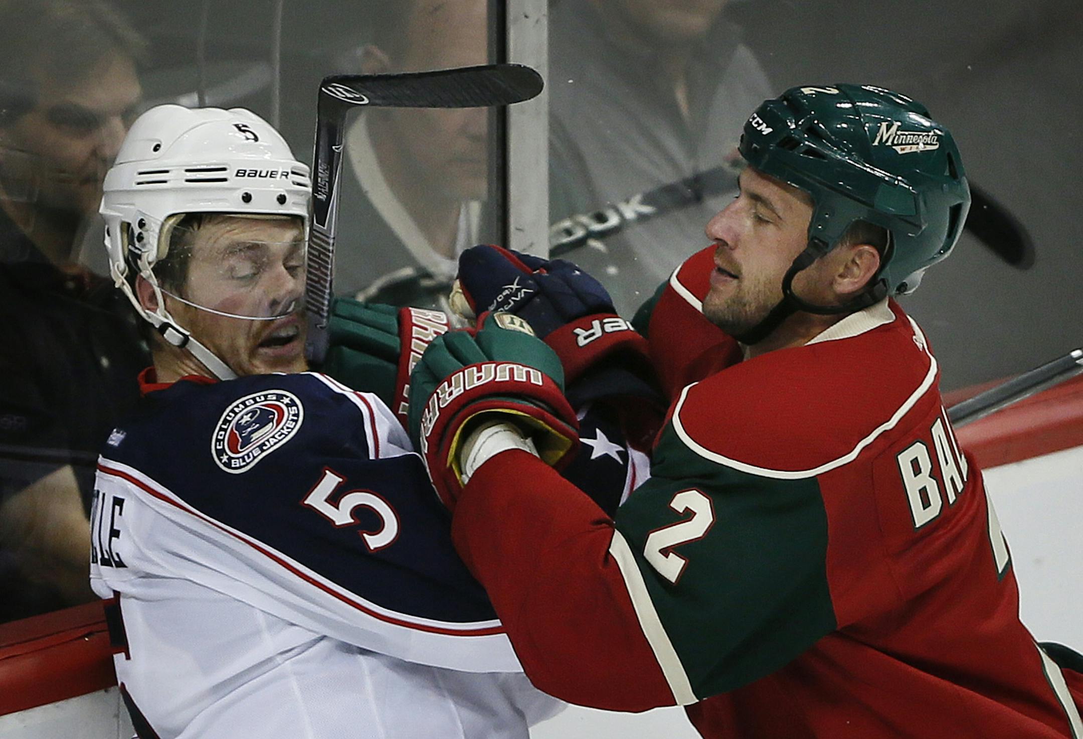 Minnesota Wild defenseman Keith Ballard (2)