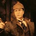 William Gillette plays Sherlock Holmes in a 1916 silent film.