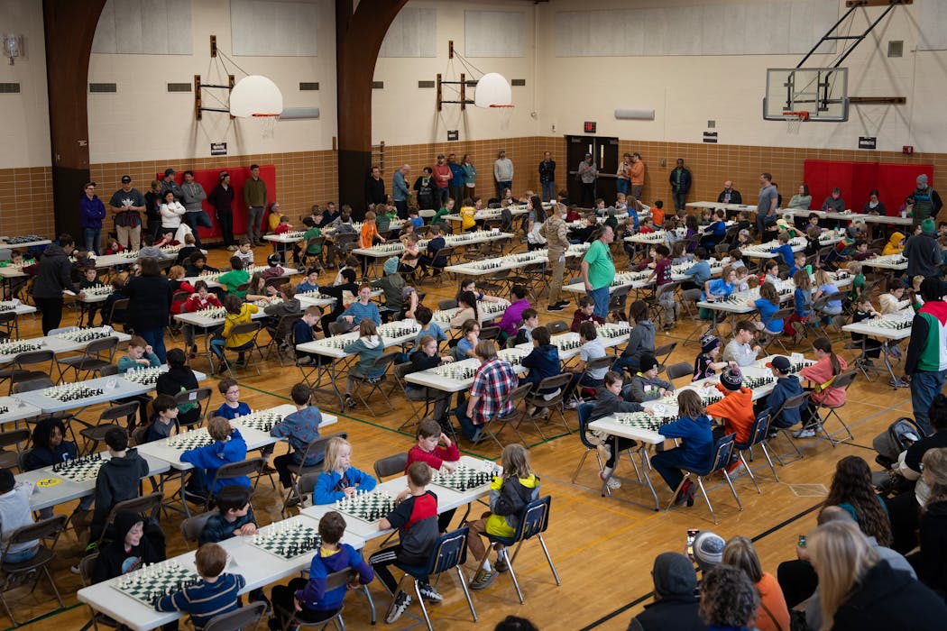 More than 200 competitors signed up for the Check it Out chess tournament held at the Anwatin Middle School.