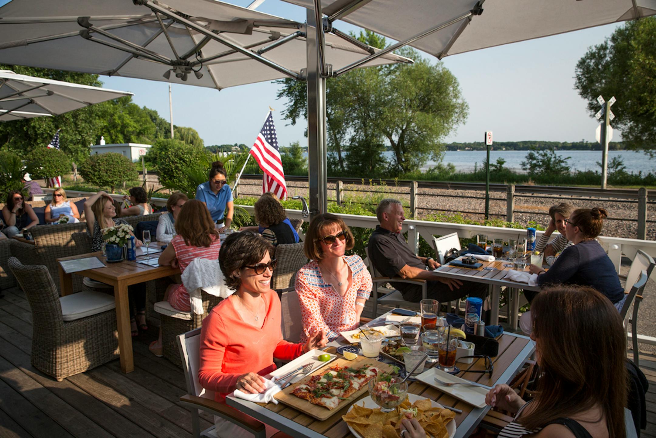 The patio at Cov in Wayzata in 2015.