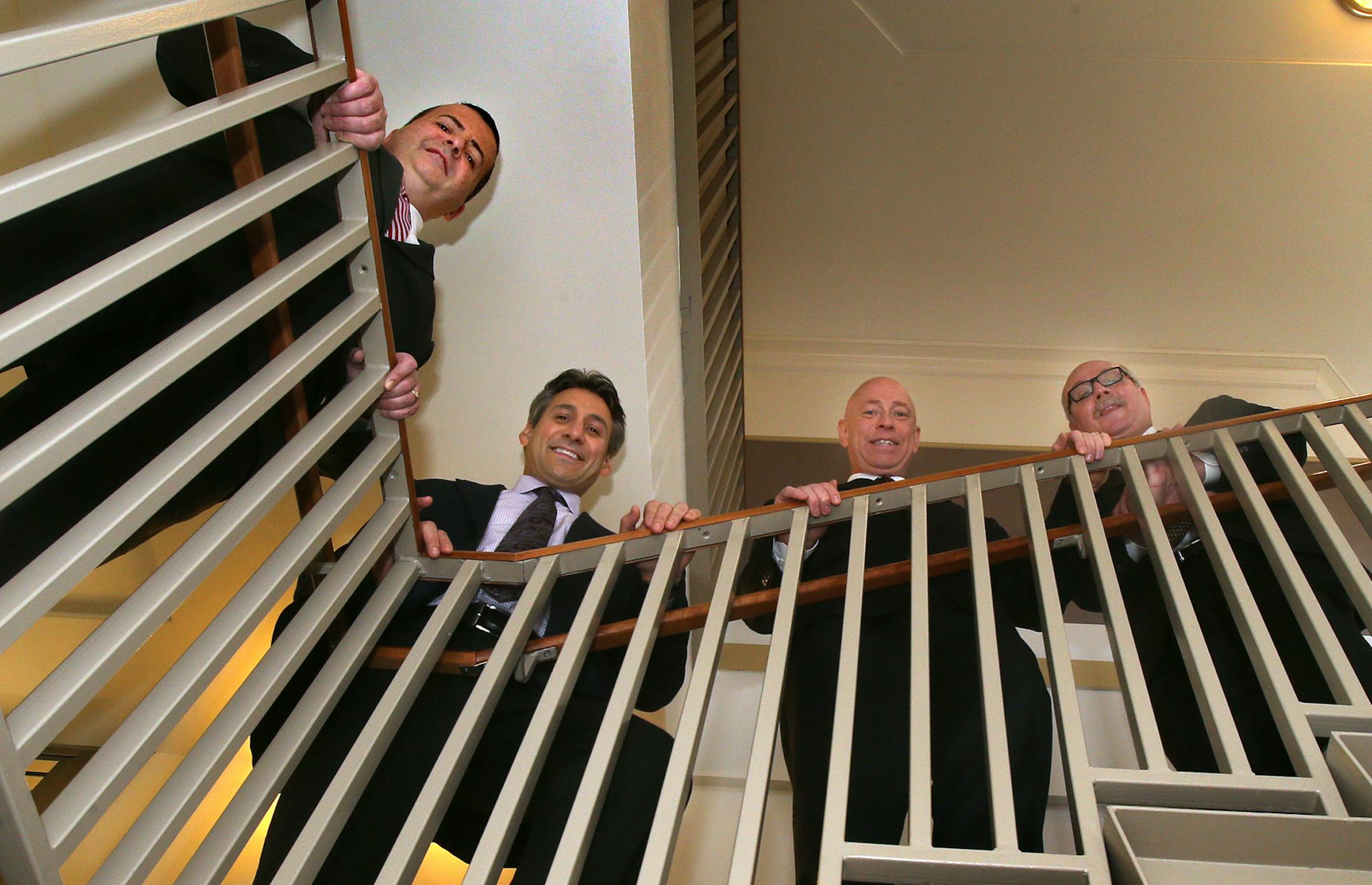 Left to right: Tony Sabos, Stewart Rallis, Jamie Jackson, and Carl Londe. Minneapolis, MN on January 23, 2014. ] JOELKOYAMA‚Ä¢jkoyama@startribune ProManage expanding in the Twin Cities by partnering with Stairway Partners here. ProManage is a advice managed account provider in Chicago that works with the "reluctant investor" to manage their 401(k)'s for them for a fee -- ie, workers who don't have a clue about how to allocate their money and don't want to learn. For instance, Pr