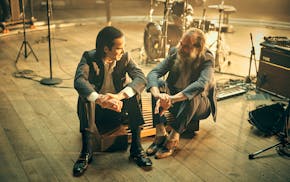 Nick Cave, left, and Warren Ellis have scored dozens of movie and TV scores together outside of the Bad Seeds, who return to the Armory in Minneapolis