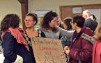 Protesters came to the fourth of seven commuity input meetings on Hennepin and Ramsey counties' plans for a joint juvenile treatment center.