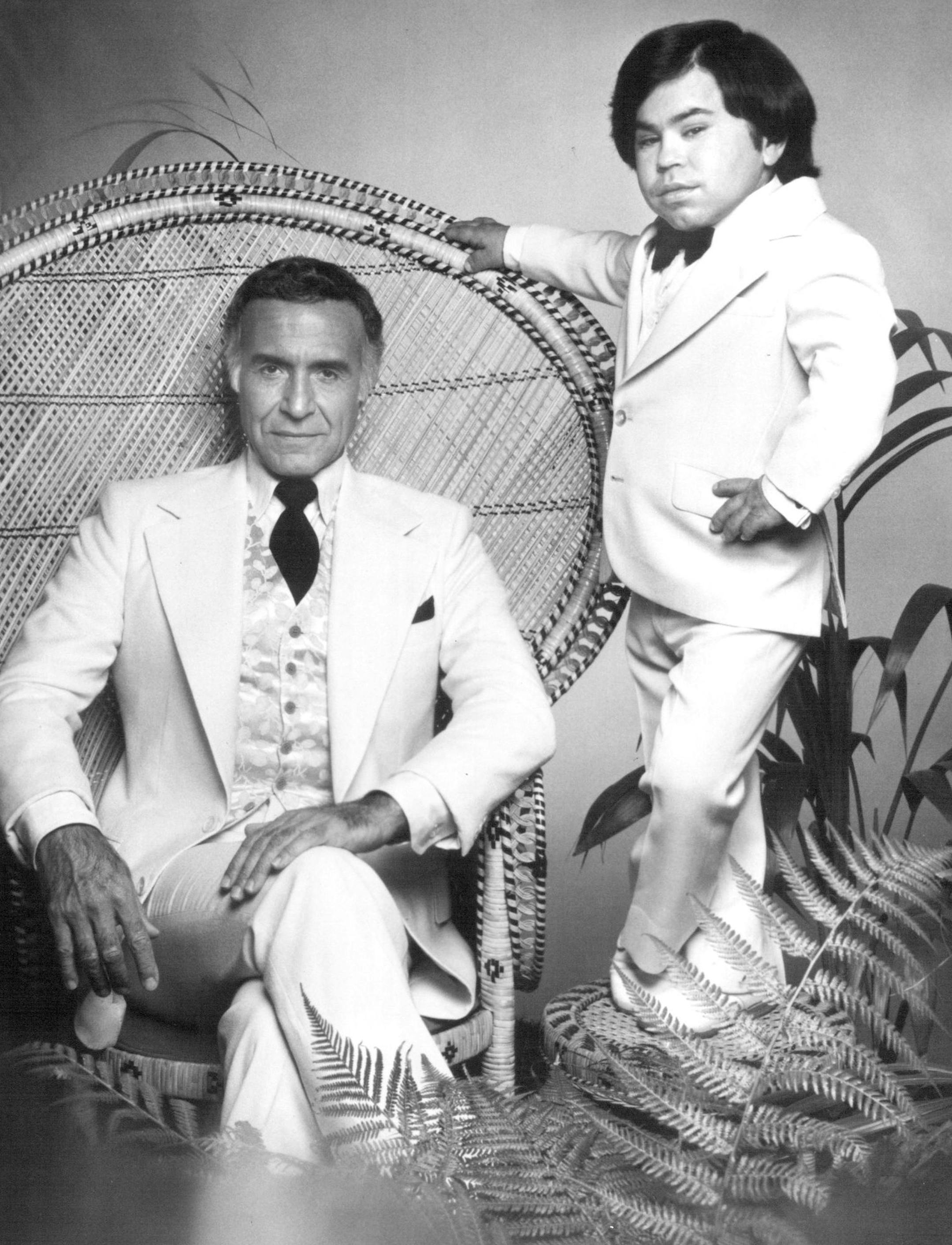 March 12, 1978 Ricardo Montalban and Herve Villechaize star in "Fantasy Island."