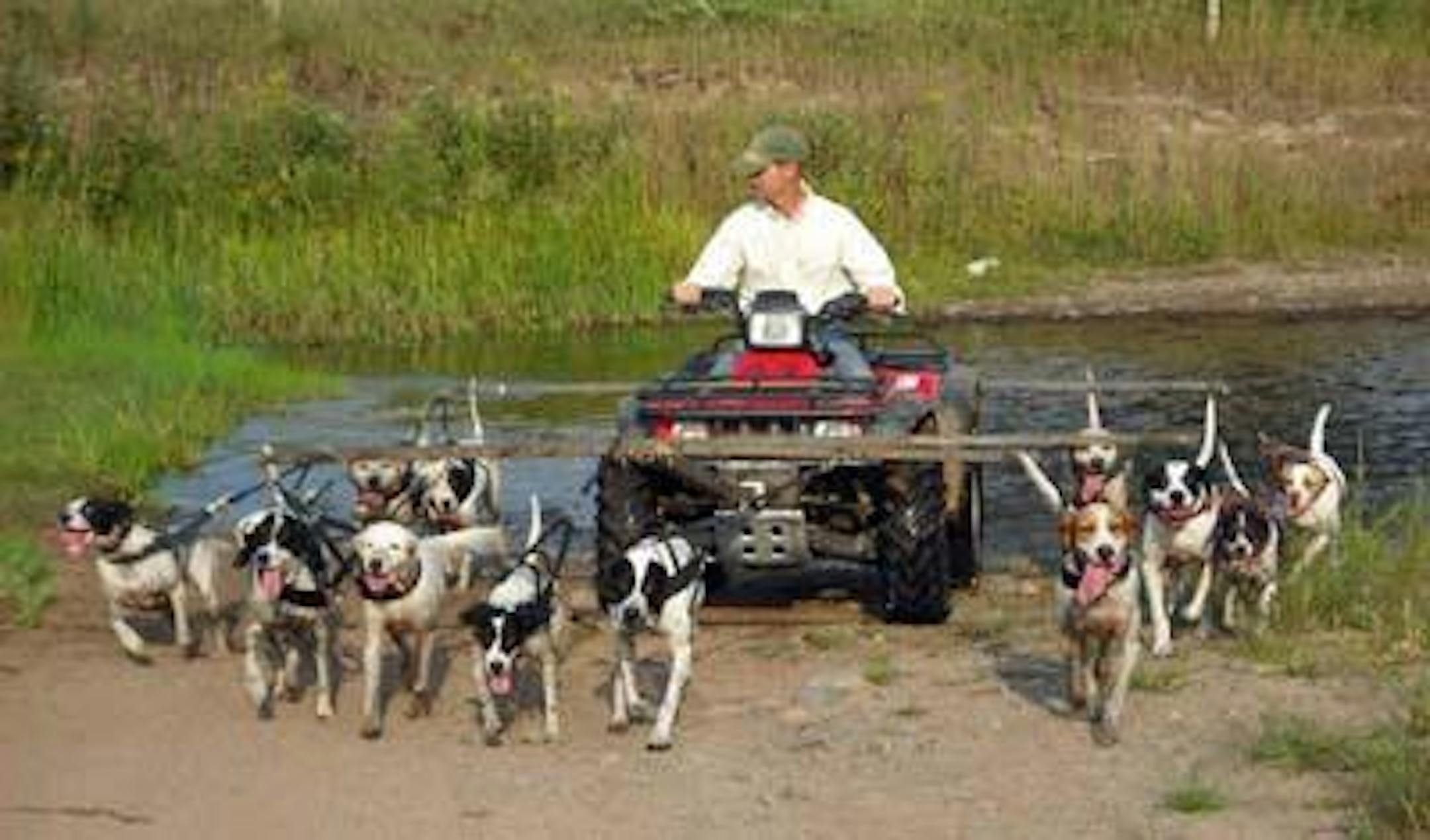 Conditioning from a four-wheeler