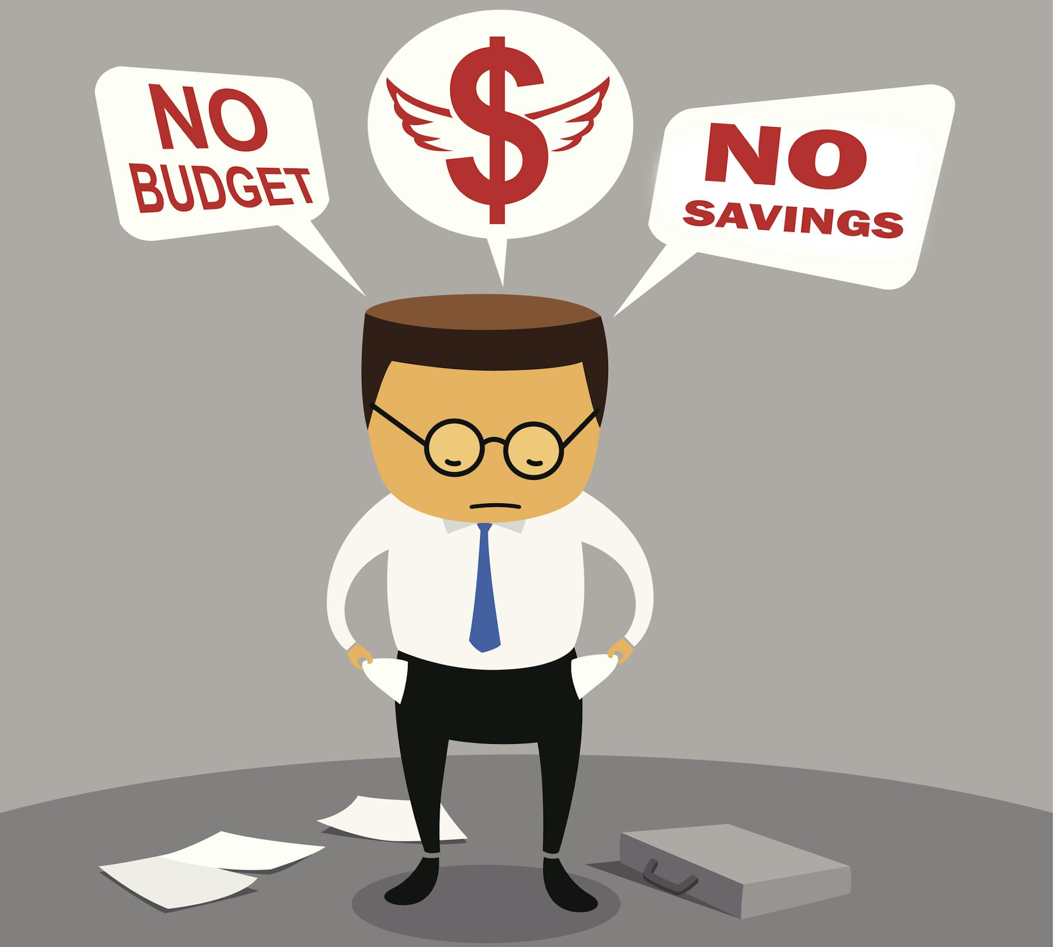 Businessman no budget.