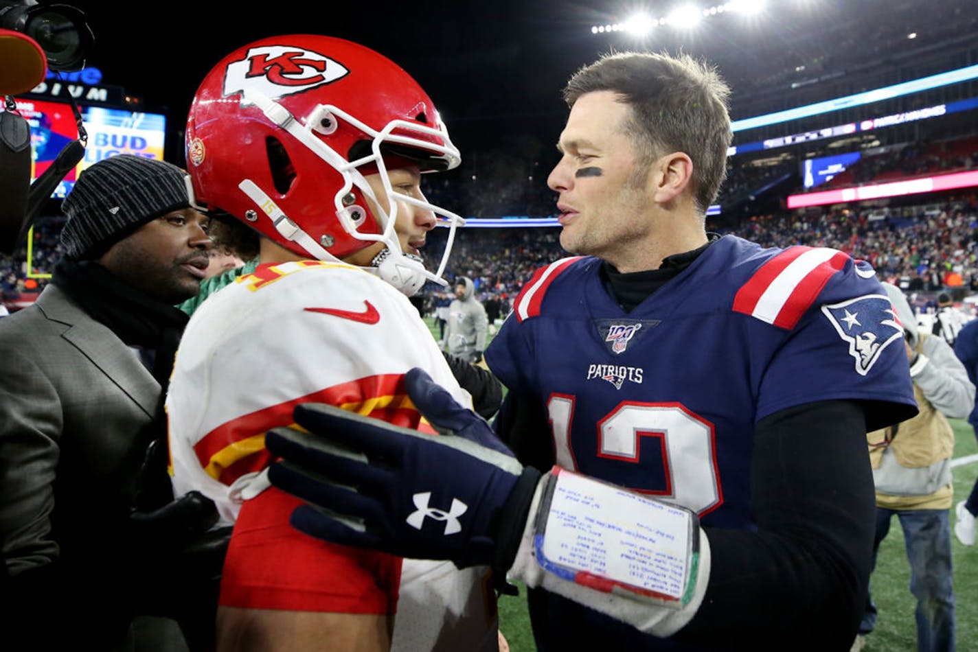 Tom Brady and Patrick Mahomes