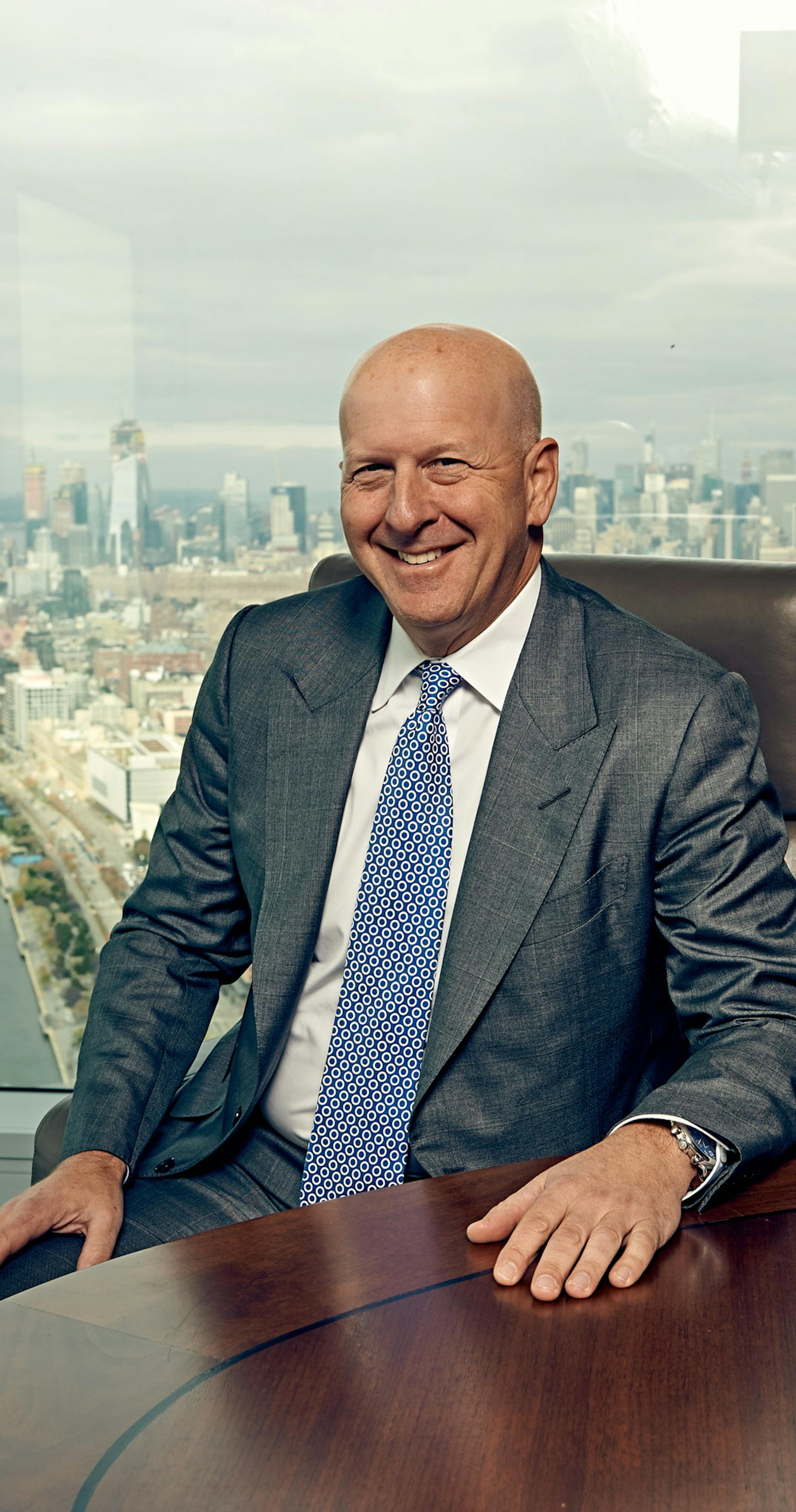 FILE -- David Solomon, co-chief operating officer at Goldman Sachs, in New York, Nov. 14, 2017. Goldman Sachs on July 17, 2018, named Solomon as its next chief executive officer, putting a veteran investment banker in charge of a Wall Street giant that faces mounting challenges. (Guerin Blask/The New York Times)