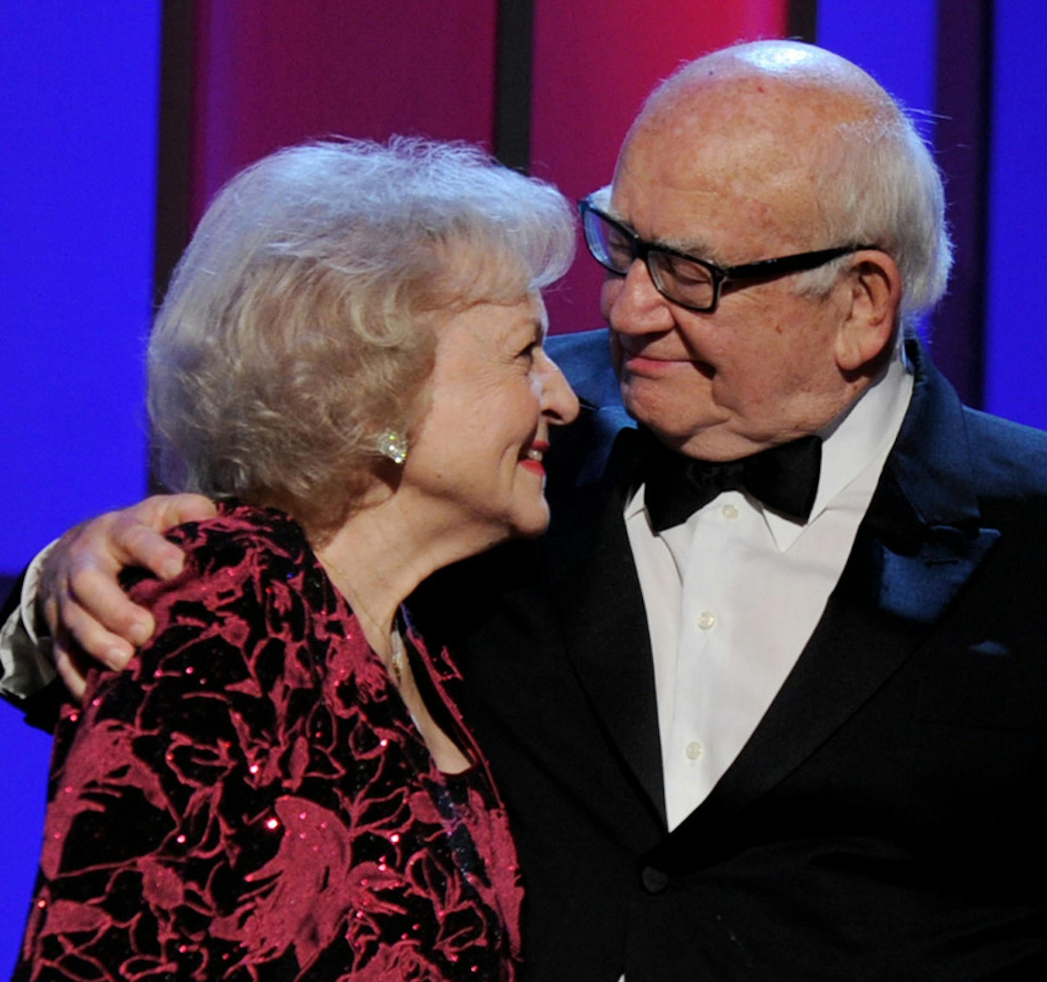 Betty White and Ed Asner