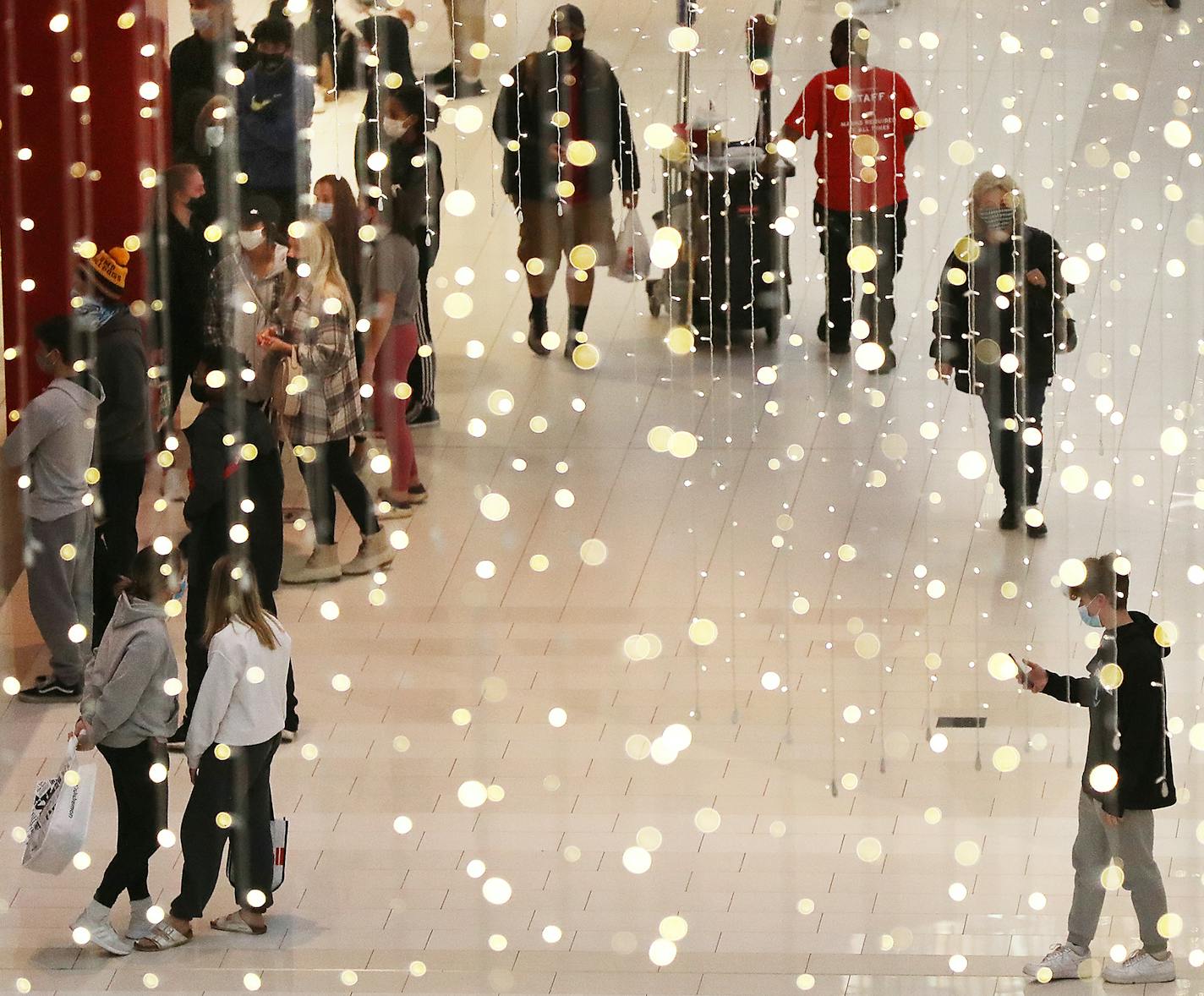 Shoppers during Black Friday at the Mall of America in Bloomington.