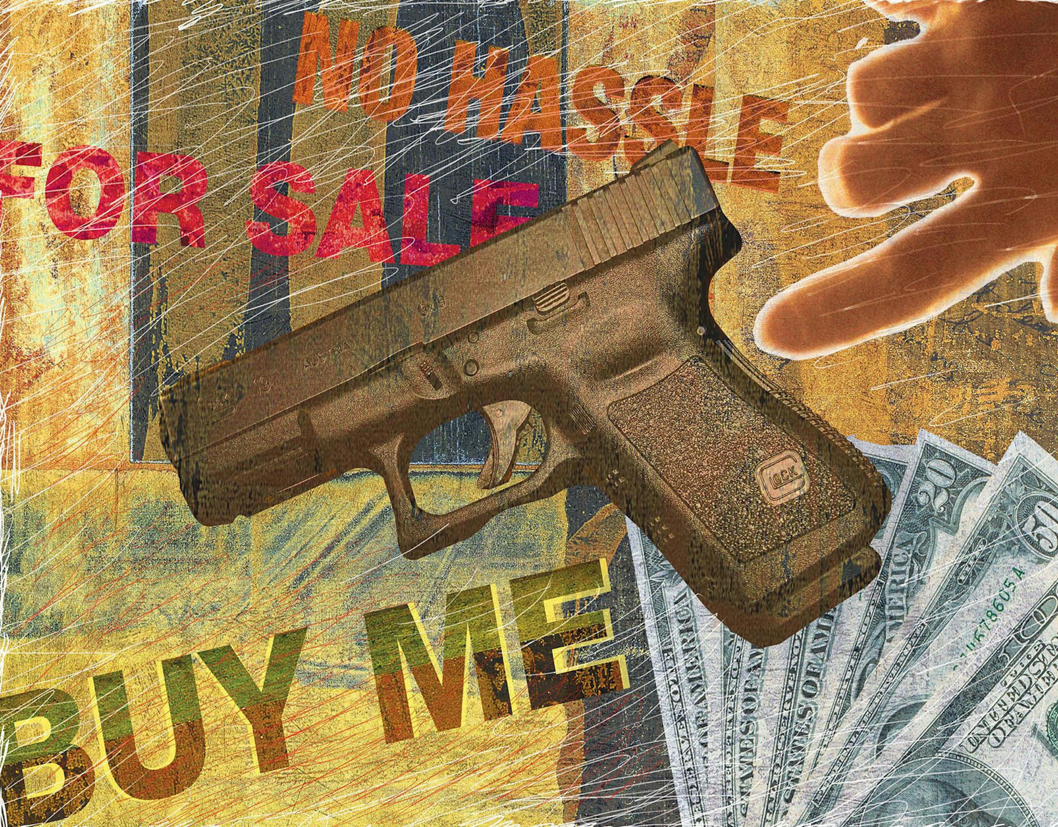 Illustration: Gun violence