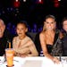 The judges for "America's Got Talent" are, from left, Howie Mandel, Mel B, Heidi Klum and Simon Cowell.