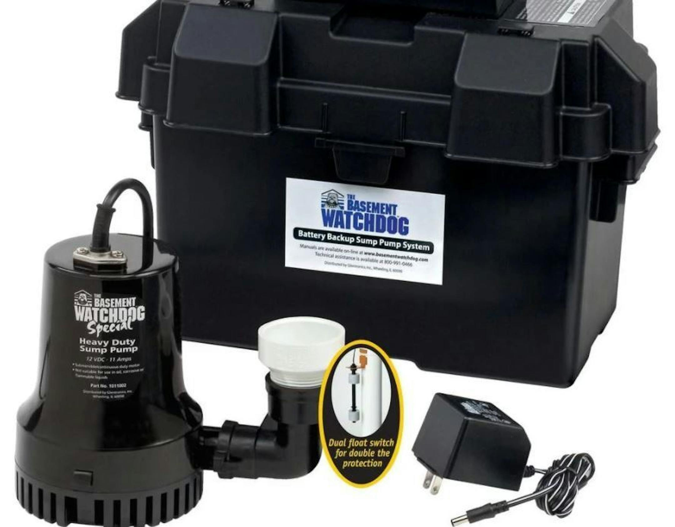 The Basement Watchdog is a backup system for sump pumps.