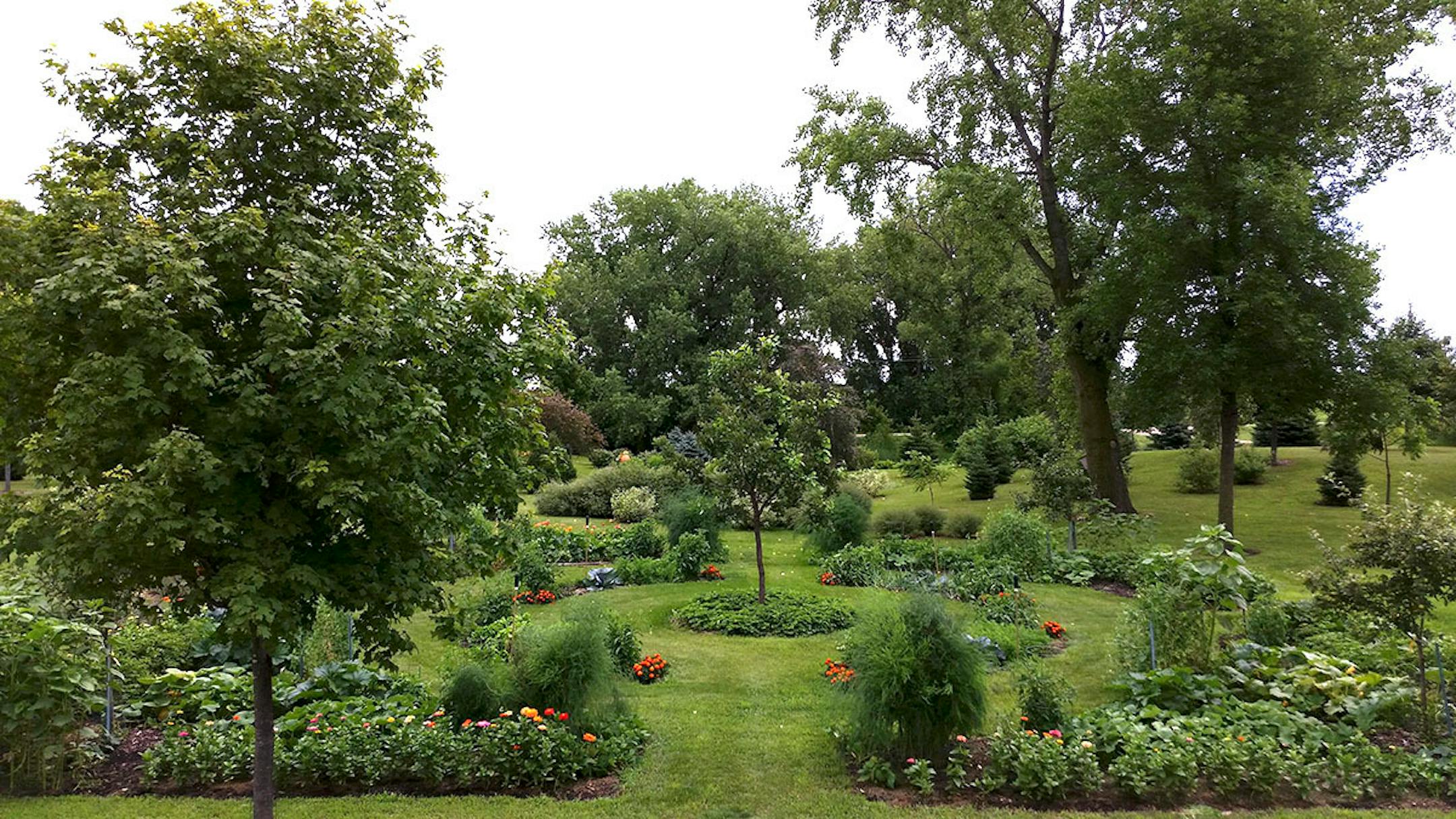 A formal garden