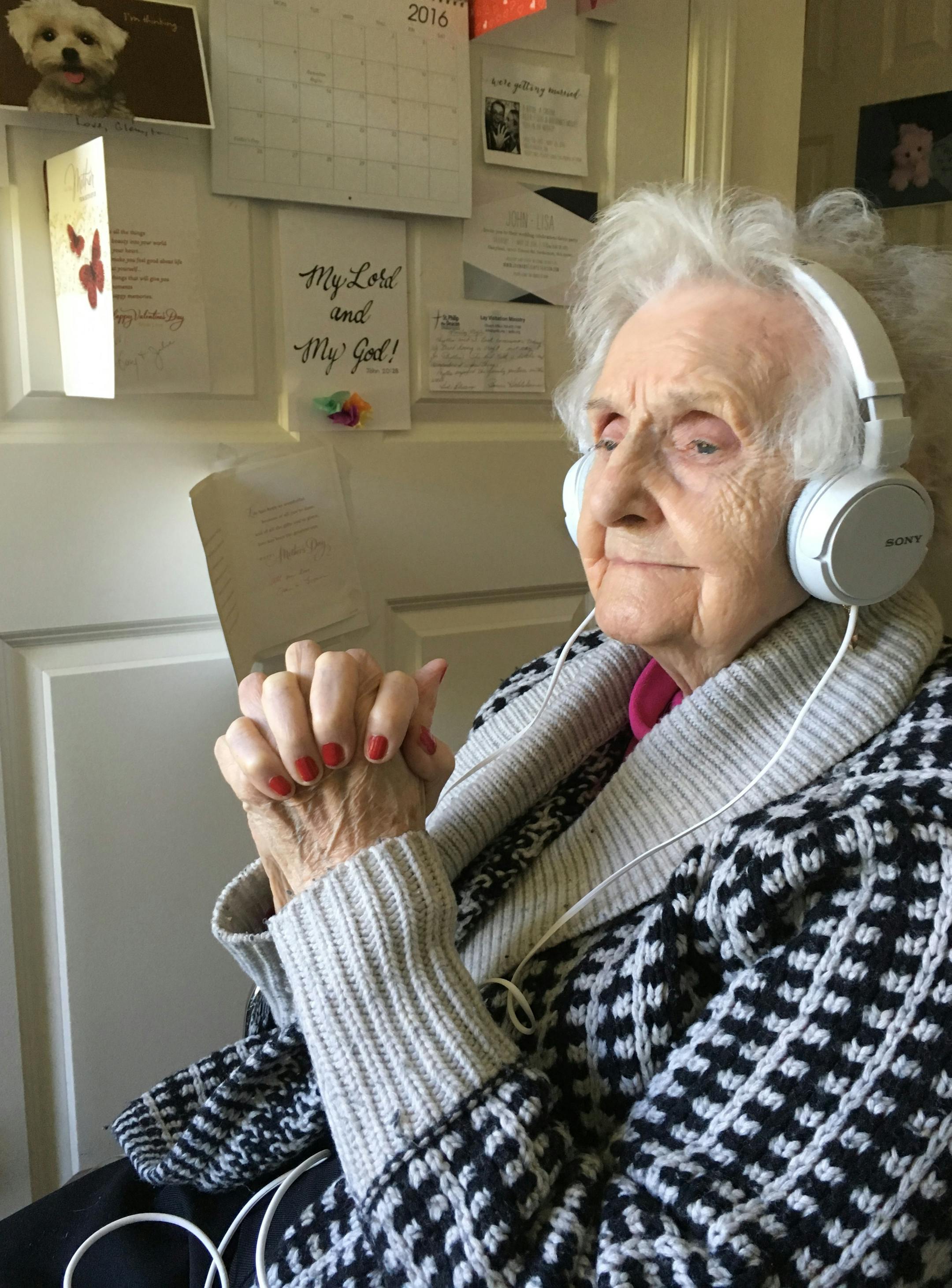 "Happiness is...Listening to Favorite Recorded Music"