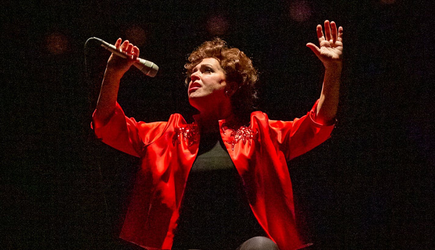 Jody Briskey is one of four actors portraying Judy Garland in "Beyond the Rainbow: Garland at Carnegie Hall" at the History Theatre.