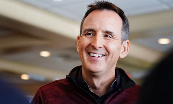 Former Gov. Tim Pawlenty spoke at the Edina Country Club on the Future of Work at a joint meeting of the Chambers of Commerce for Bloomington, Eden Pr