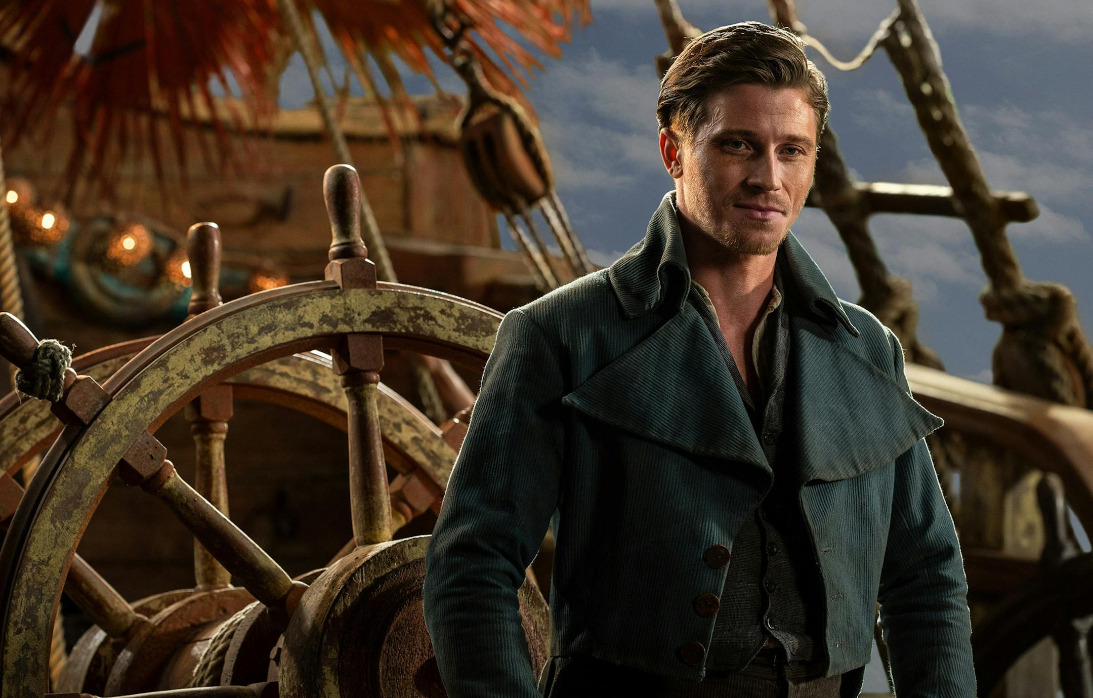 Garrett Hedlund as Hook in "Pan." credit: Laurie Sparham, Warner Bros./RatPac-Dune